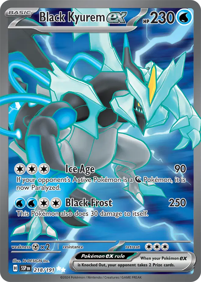 #218 Black Kyurem EX