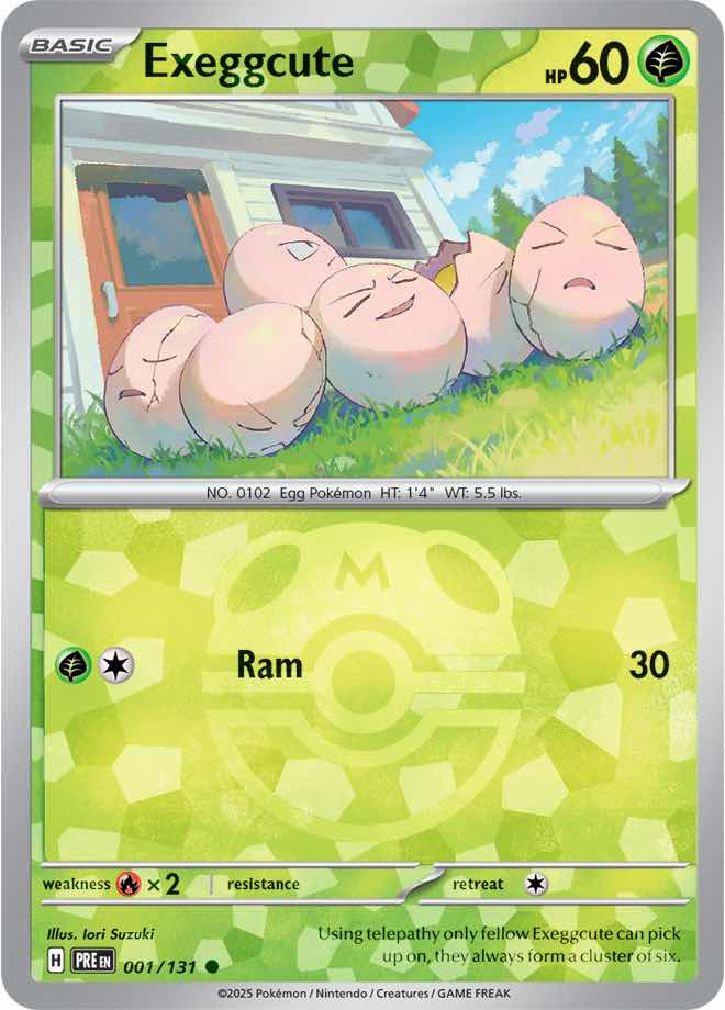 #001 Exeggcute