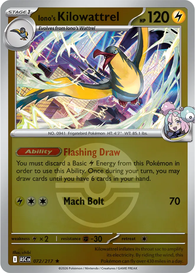 #072 Iono's Kilowattrel