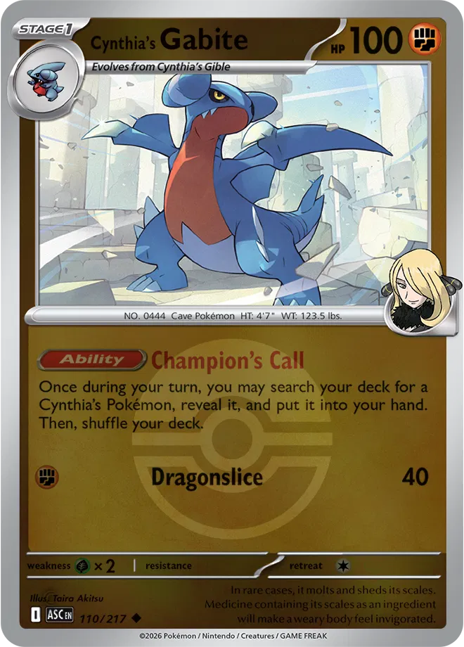 #110 Cynthia's Gabite