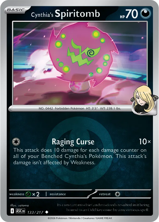 #133 Cynthia's Spiritomb