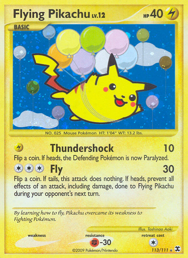 #113 Flying Pikachu