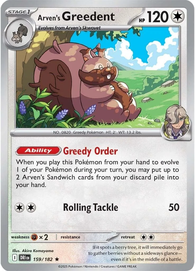 #159 Arven's Greedent