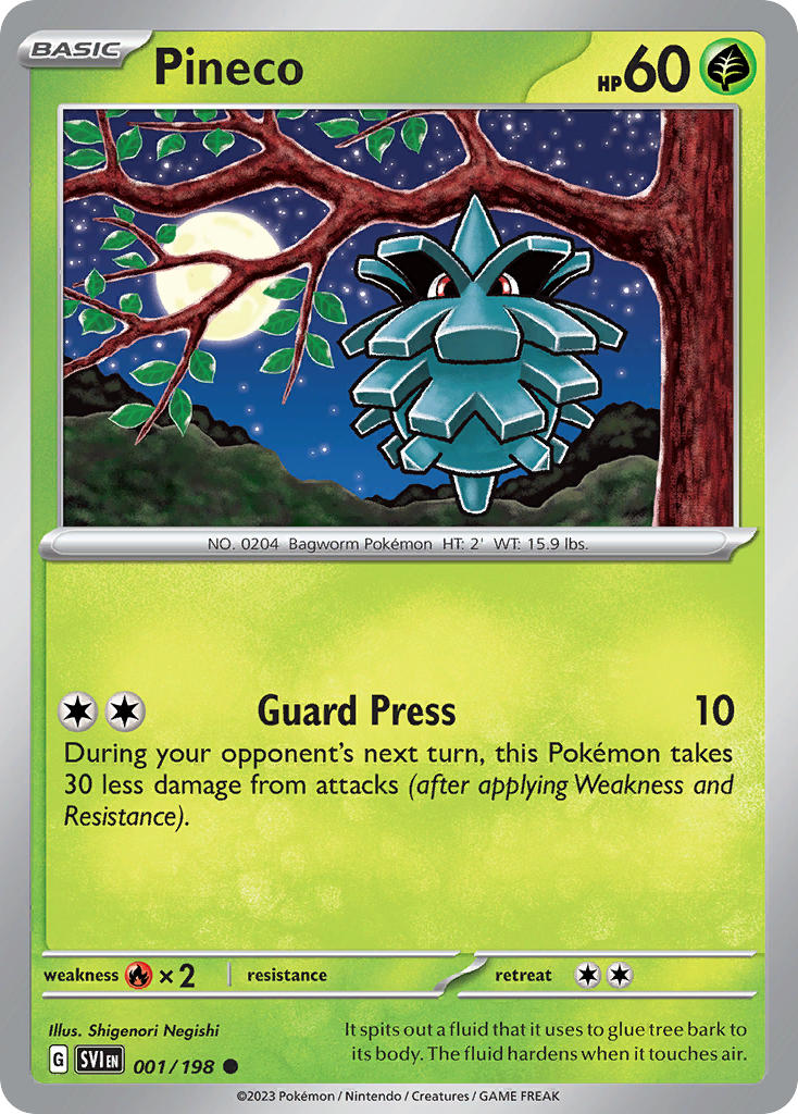#001 Pineco