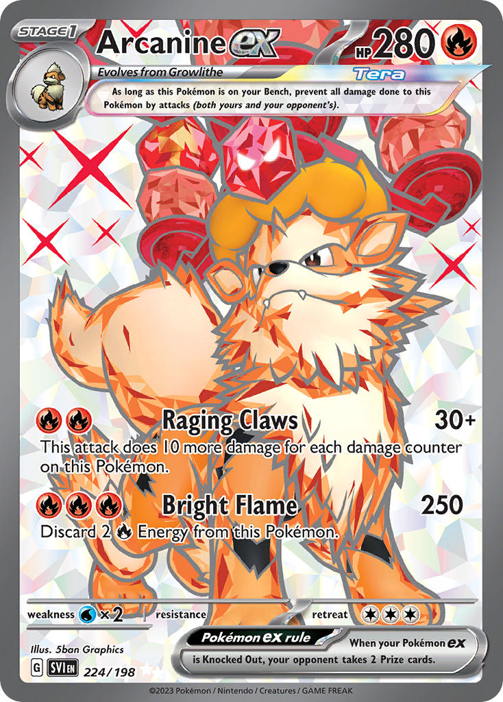 #224 Arcanine EX