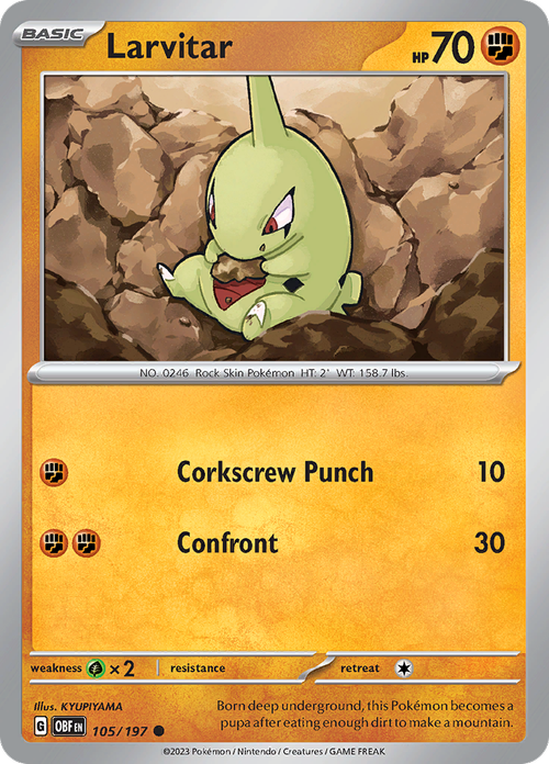 #105 Larvitar