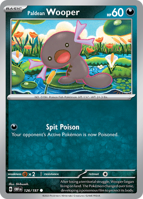 #126 Paldean Wooper
