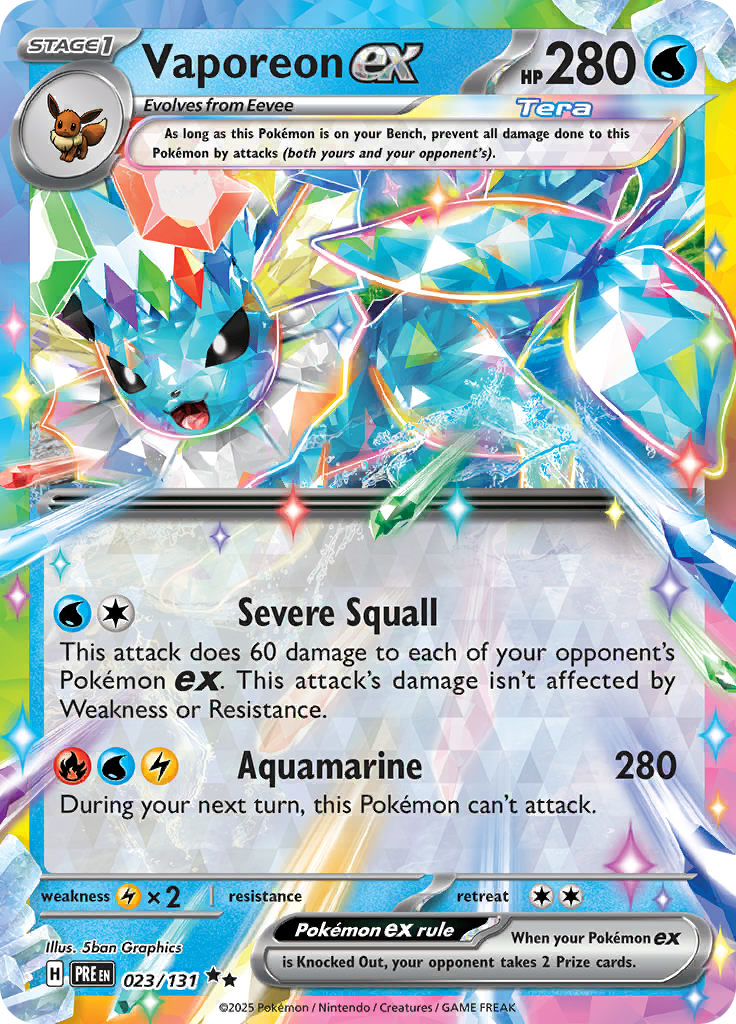 #023 Vaporeon EX