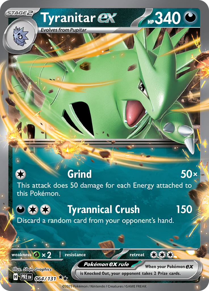 #064 Tyranitar EX