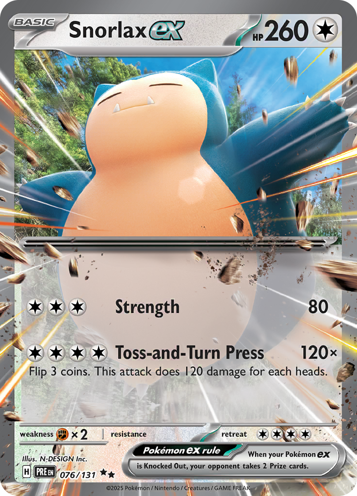 #076 Snorlax EX