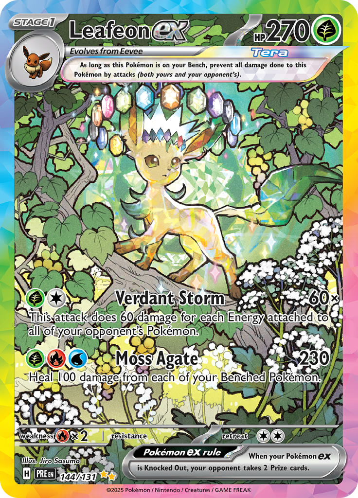 #144 Leafeon EX