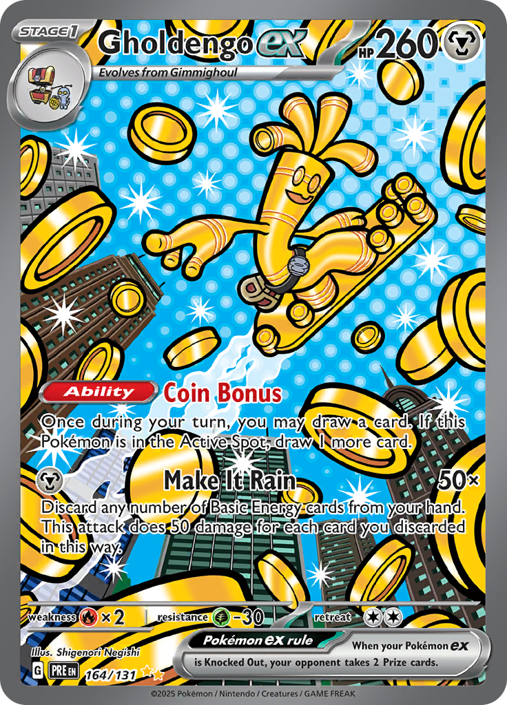 #164 Gholdengo EX