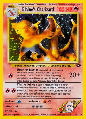 #002 Blaine's Charizard