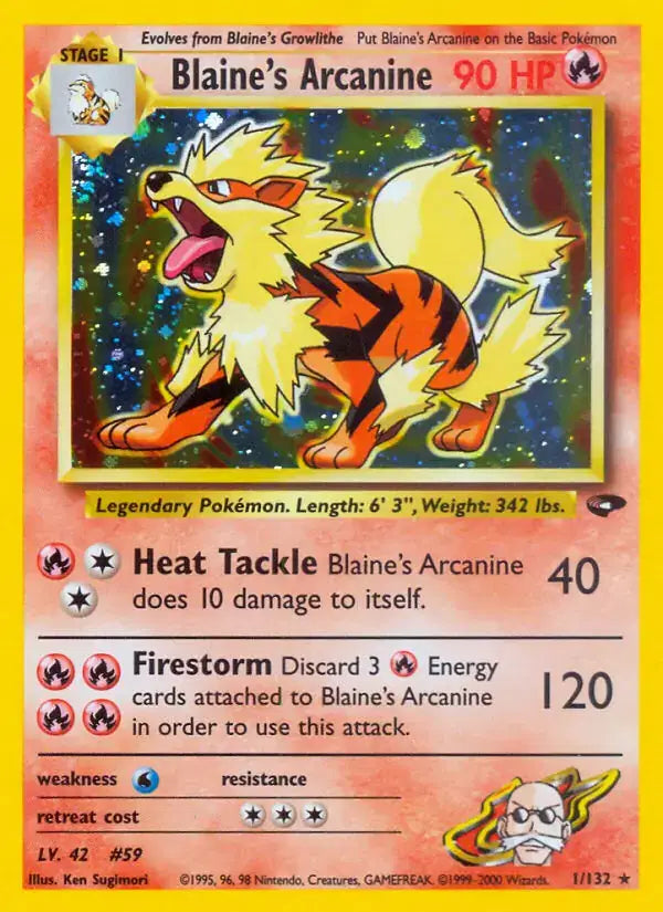 #001 Blaine's Arcanine