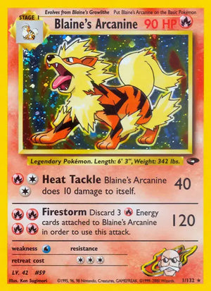 #001 Blaine's Arcanine