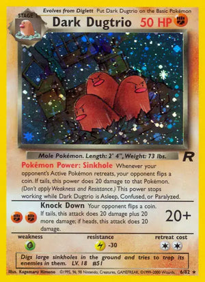 #006 Dark Dugtrio