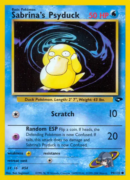 #099 Sabrina's Psyduck