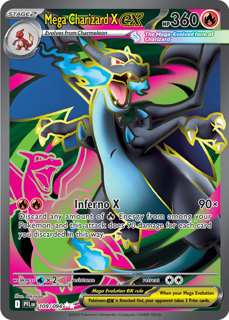 #109 Mega Charizard X EX