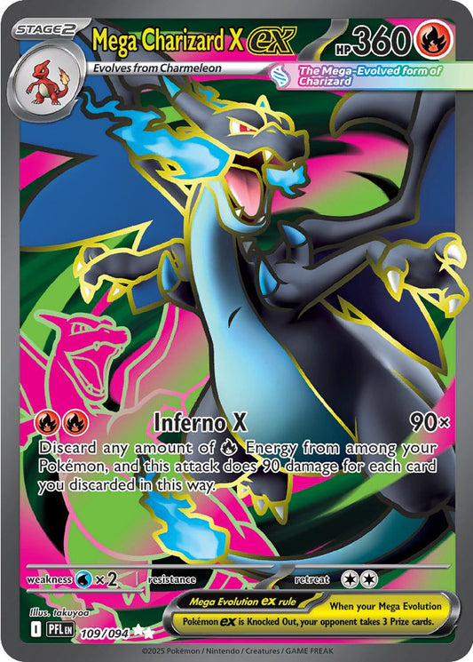 #109 Mega Charizard X EX