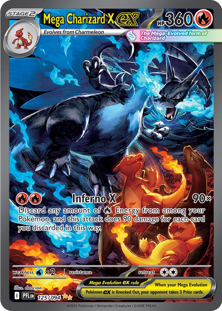 #125 Mega Charizard X EX