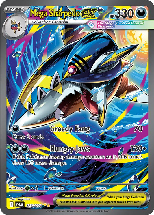 #127 Mega Sharpedo EX