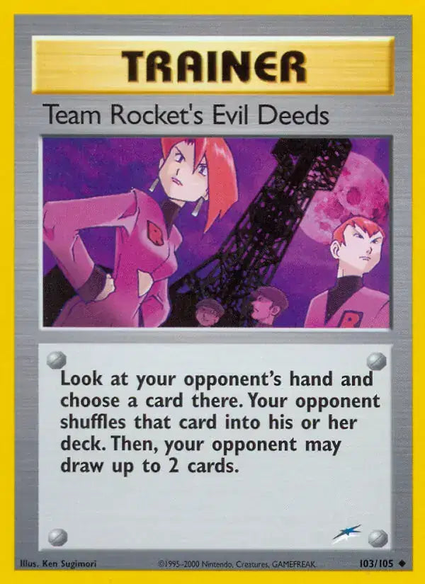 #103 Team Rocket's Evil Deeds