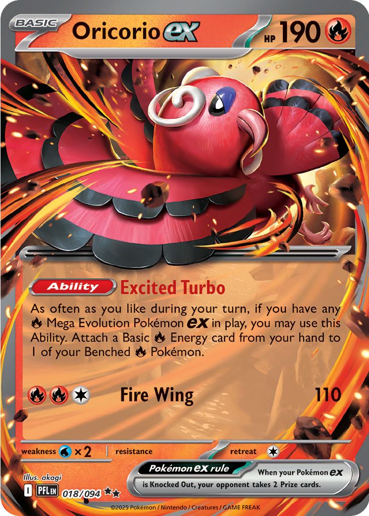#018 Oricorio EX