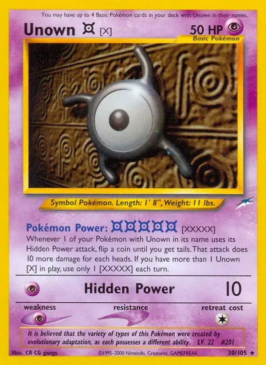 #030 Unown [X]