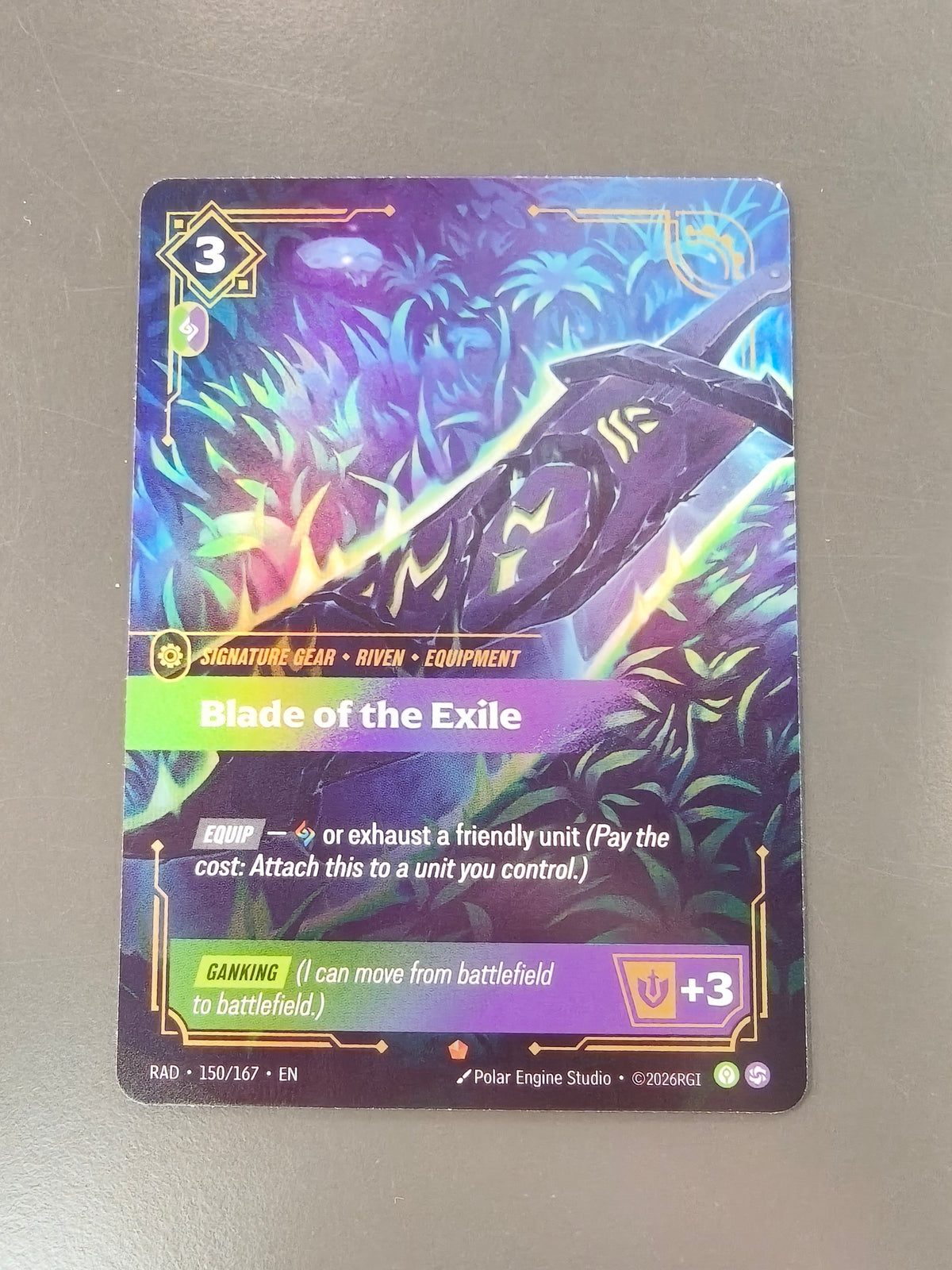 Blade of The Exile #150/167 RAD