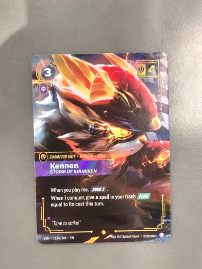 Kennen , Storm Of Shuriken #113a/166 VEN