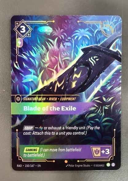 Blade of The Exile #150/167 RAD | 3