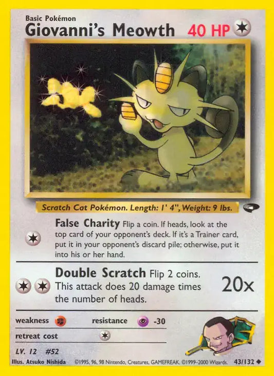 #043 Giovanni's Meowth
