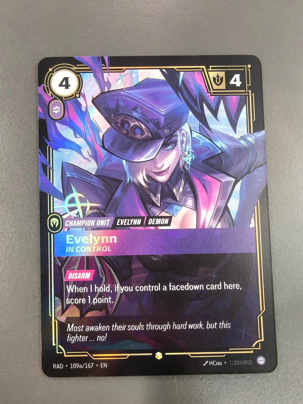 Evelynn , In Control #109a/167 RAD
