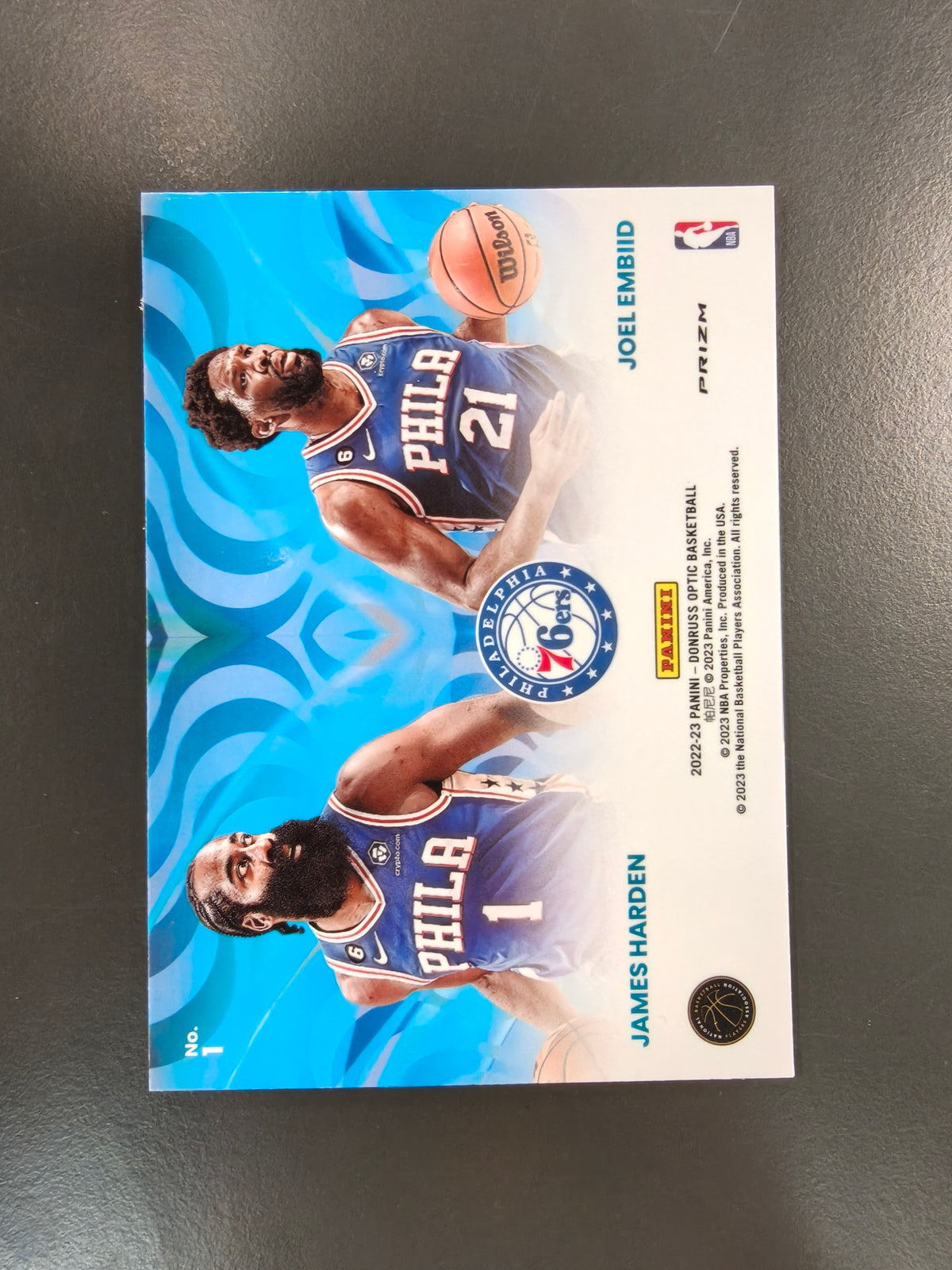 James Harden/Joel Embiid NBA no.1