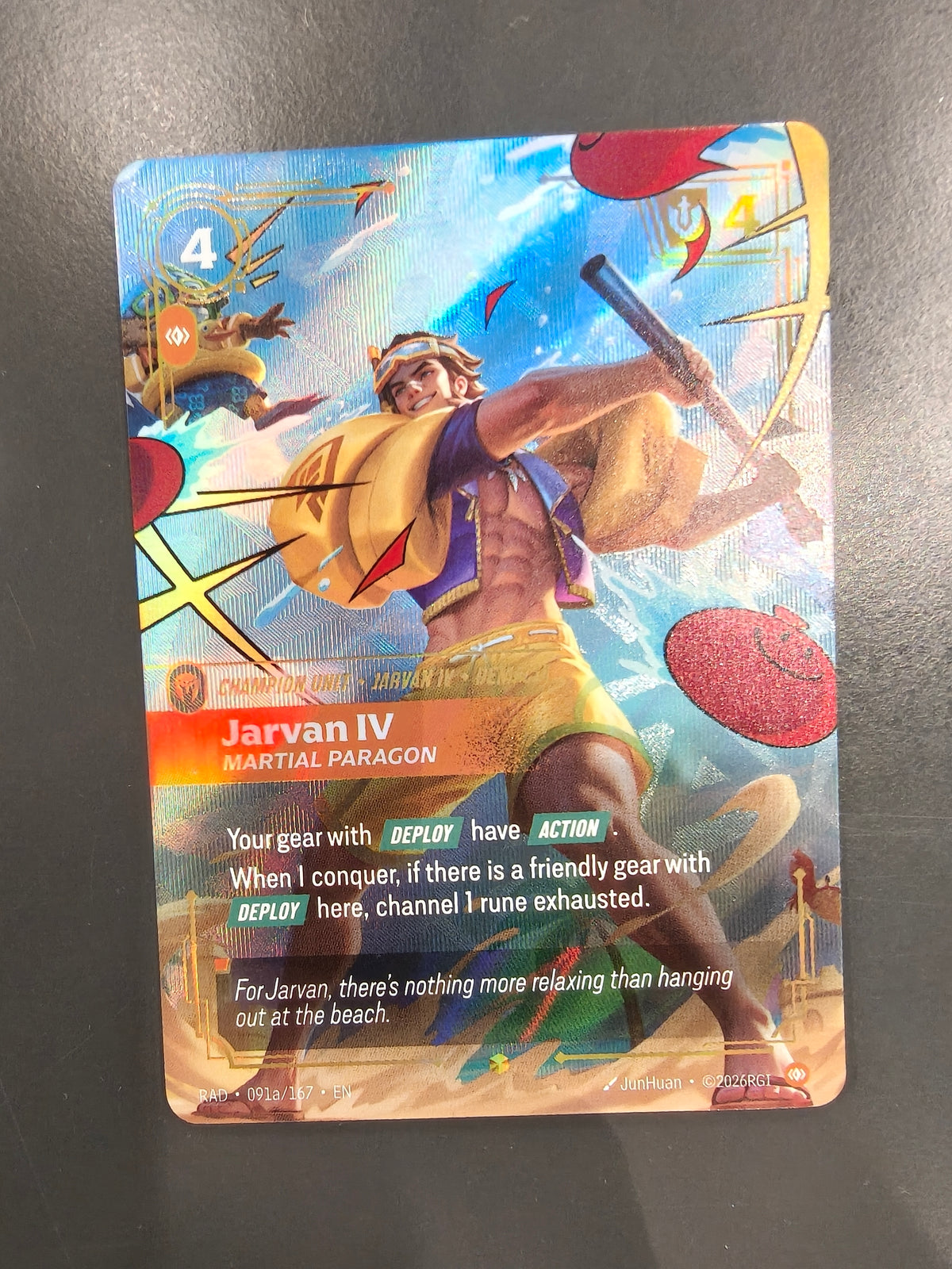 Jarvan IV, Martial Paragon #091a/167 RAD