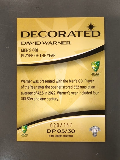 David Warner Cricket #020/147