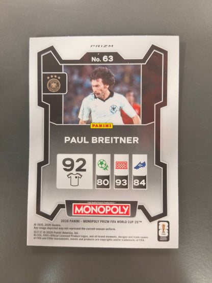 Paul Breitner Soccer No.63