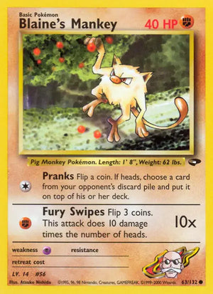 #063 Blaine's Mankey