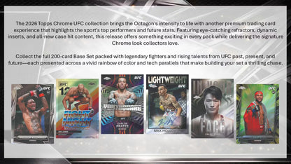 Break UFC #02 - 2 X UFC Topps Chrome mega Box
