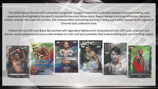 Break UFC #02 - 2 X UFC Topps Chrome mega Box