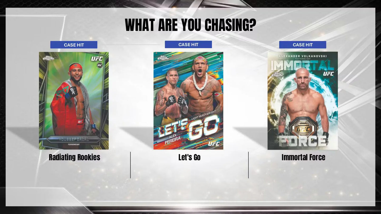 Break UFC #02 - 2 X UFC Topps Chrome mega Box