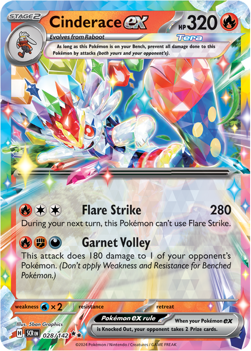 #028 Cinderace EX