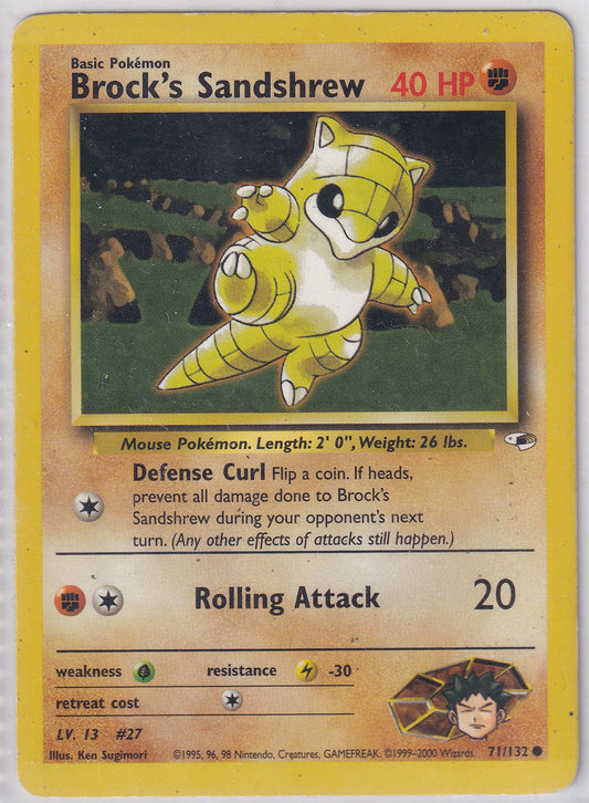 #071 Brock's Sandshrew