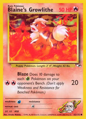 #062 Blaine's Growlithe