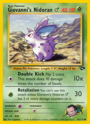 #076 Giovanni's Nidoran