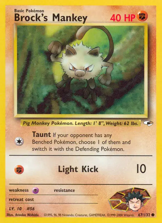 #067 Brock's Mankey