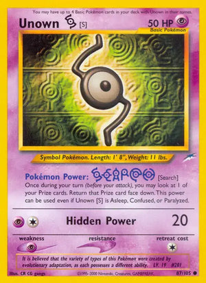 #087 Unown [S]