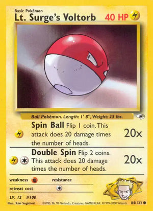 #084 Lt. Surge's Voltorb