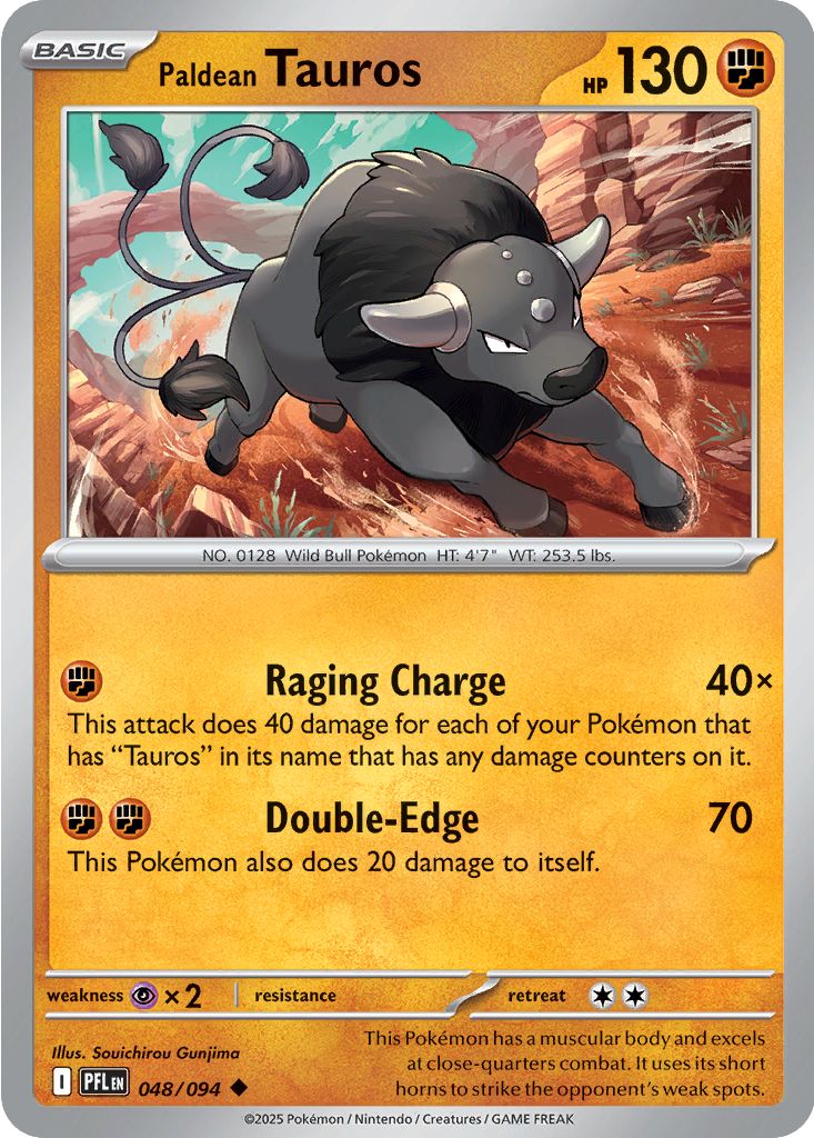 #048 Paldean Tauros
