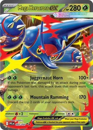 #004 Mega Heracross EX